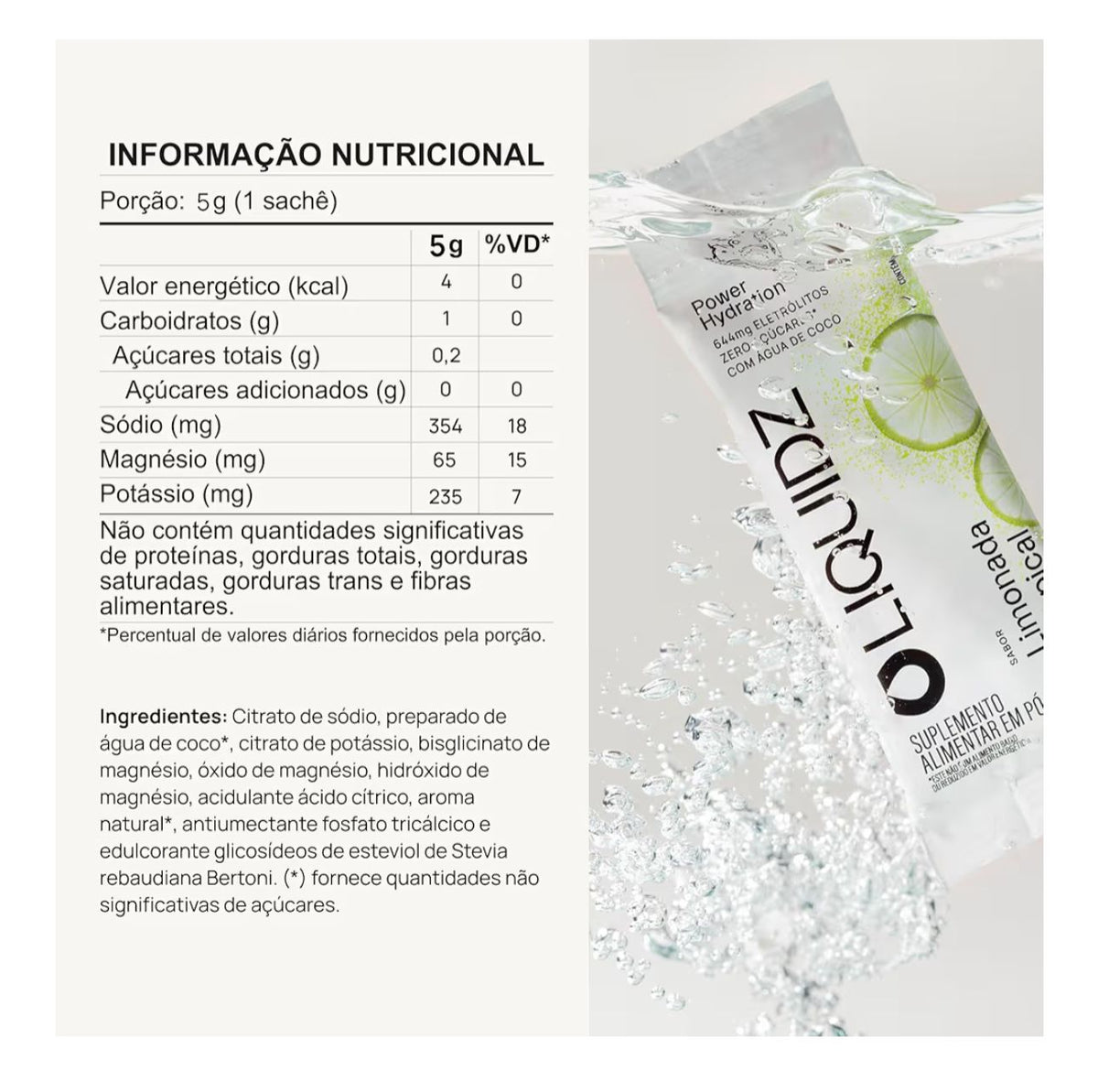LIQUIDZ LIMONADA TROPICAL - SACHÊ