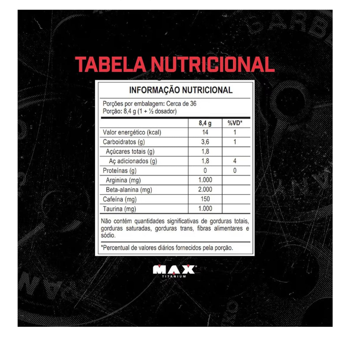 PRÉ TREINO HORUS MAX TITANIUM 300G -FRUTAS VERMELHAS