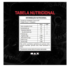 PRÉ TREINO HORUS MAX TITANIUM 300G -FRUTAS VERMELHAS