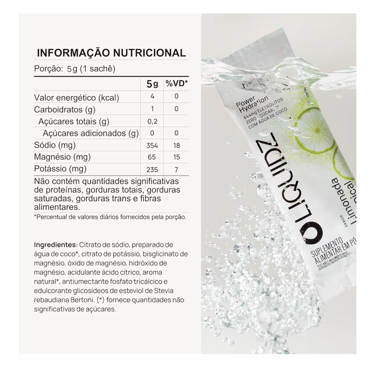 LIQUIDZ LIMONADA TROPICAL - SACHÊ