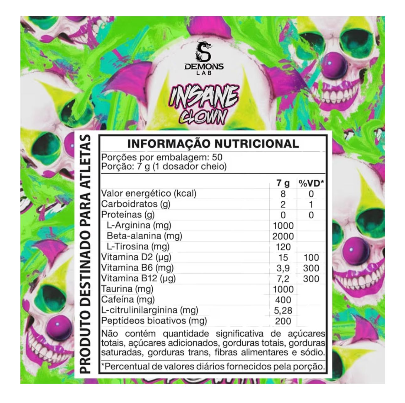 PRÉ TREINO INSANE CLOWN 350G
