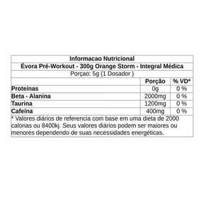 PRÉ TREINO ÉVORA XT DARKNESS 300G